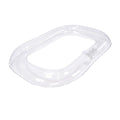 TrailFX Truck Cab Back Panel Seal - Fills Truck Cab To Camper Gaps Up To 3 Inches 20 X 13 Inch Inflatable PVC Clear