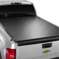 TrailFX Tonneau Cover - Black Vinyl With Aluminum Rails
