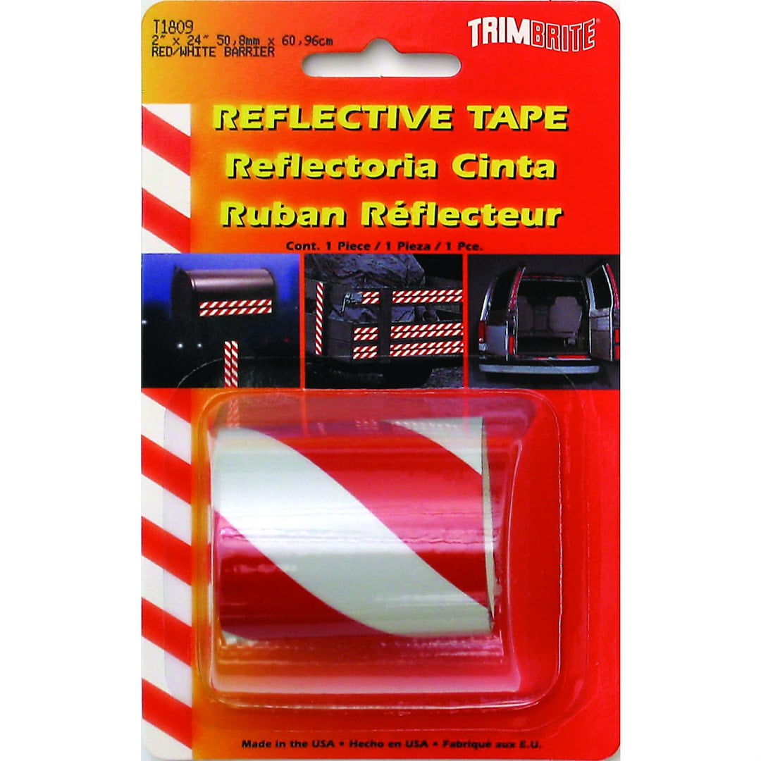 Refl.barrier Red/Wht 2X24