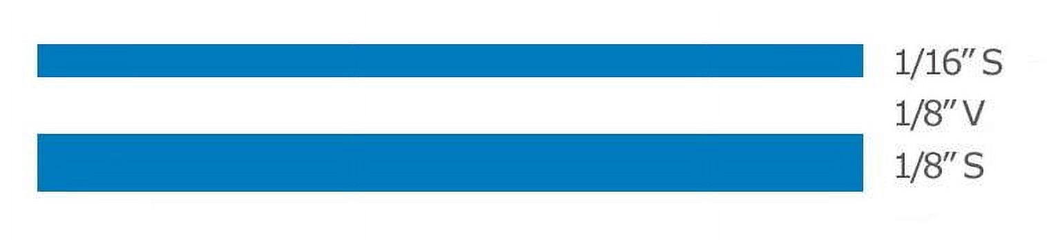 Multistripe 5/16'TAPE Blu