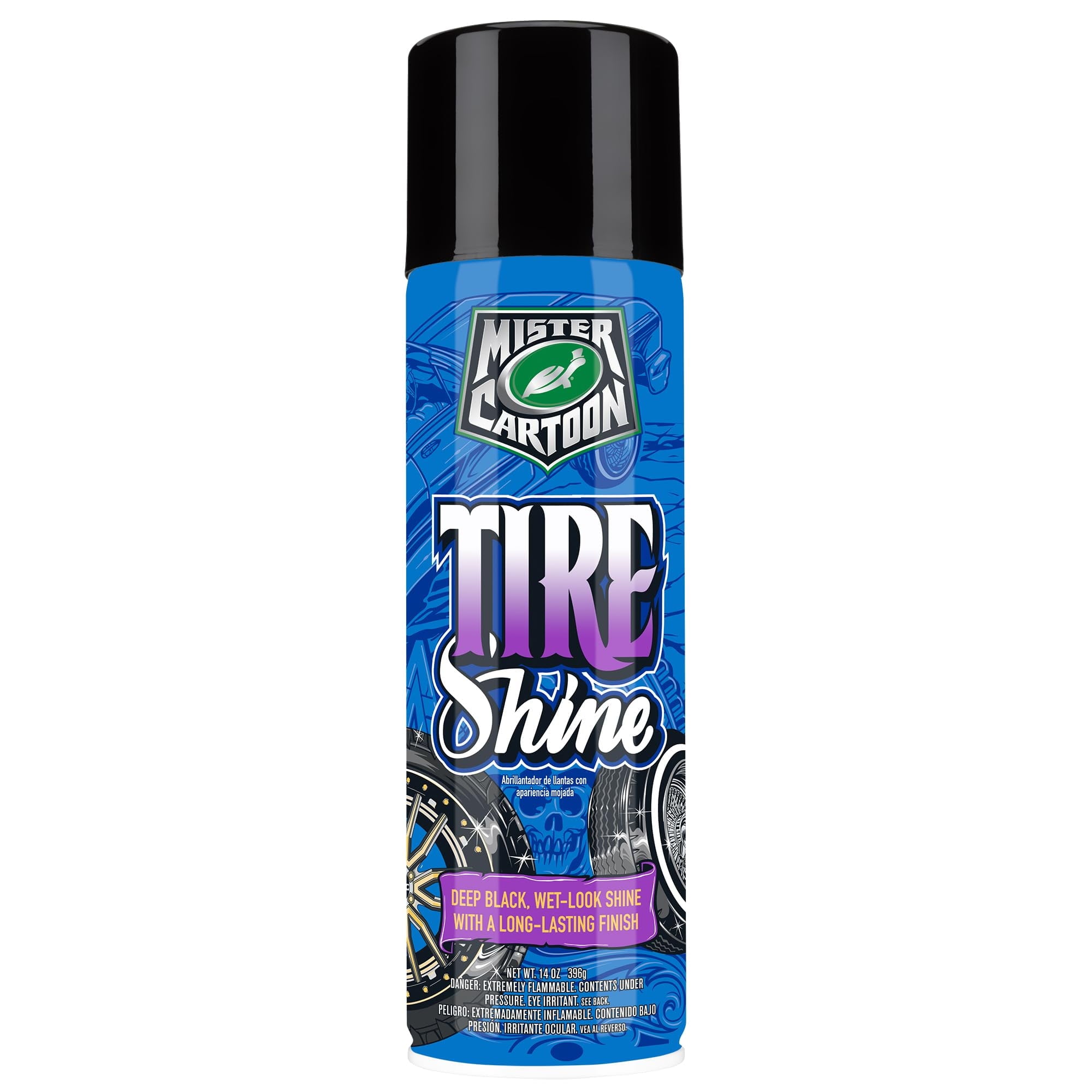 Mr Cartoon:  Tire Shine Aer 14 OZ (