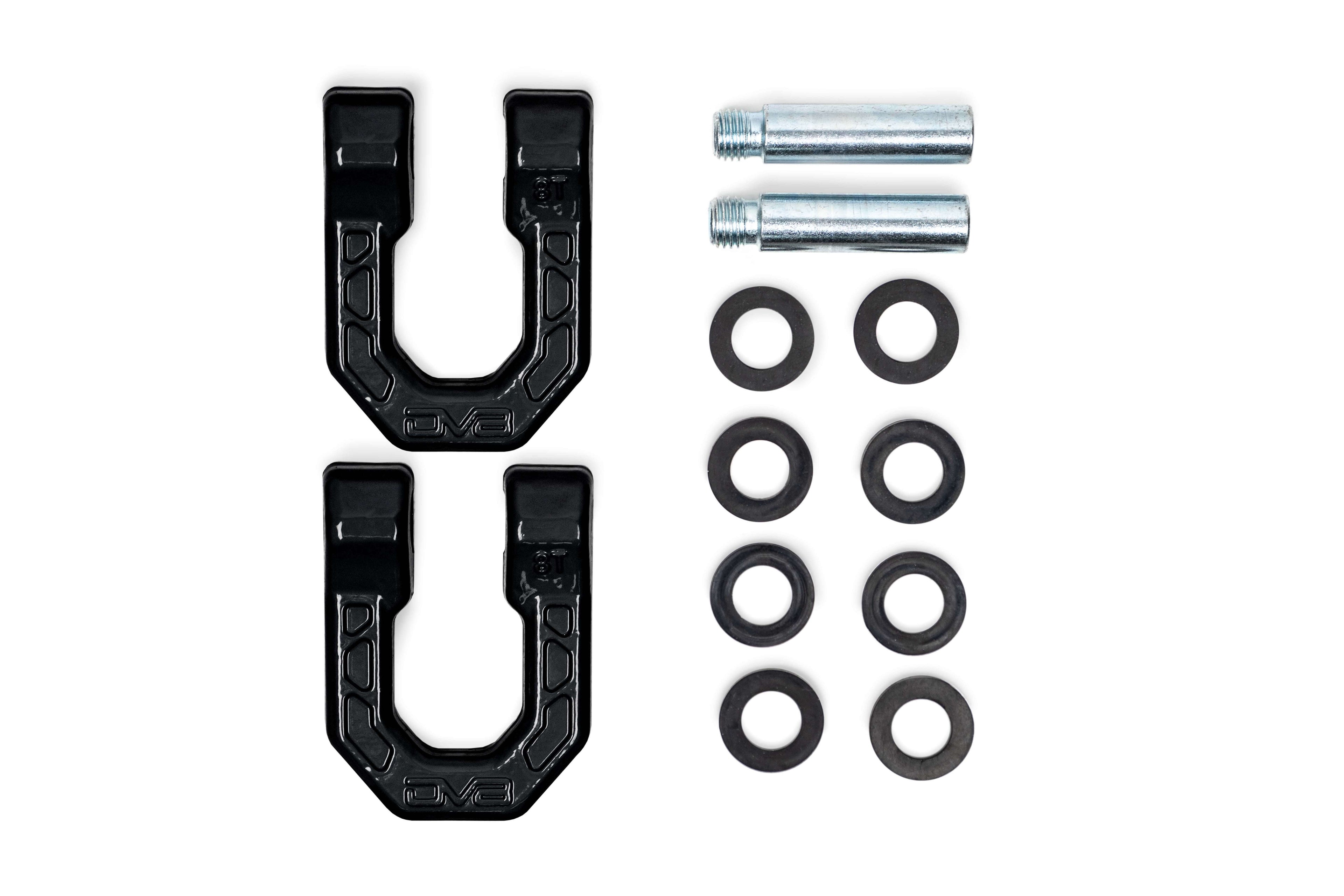 Elite Series 3/4" D-Ring Shackles , Pair