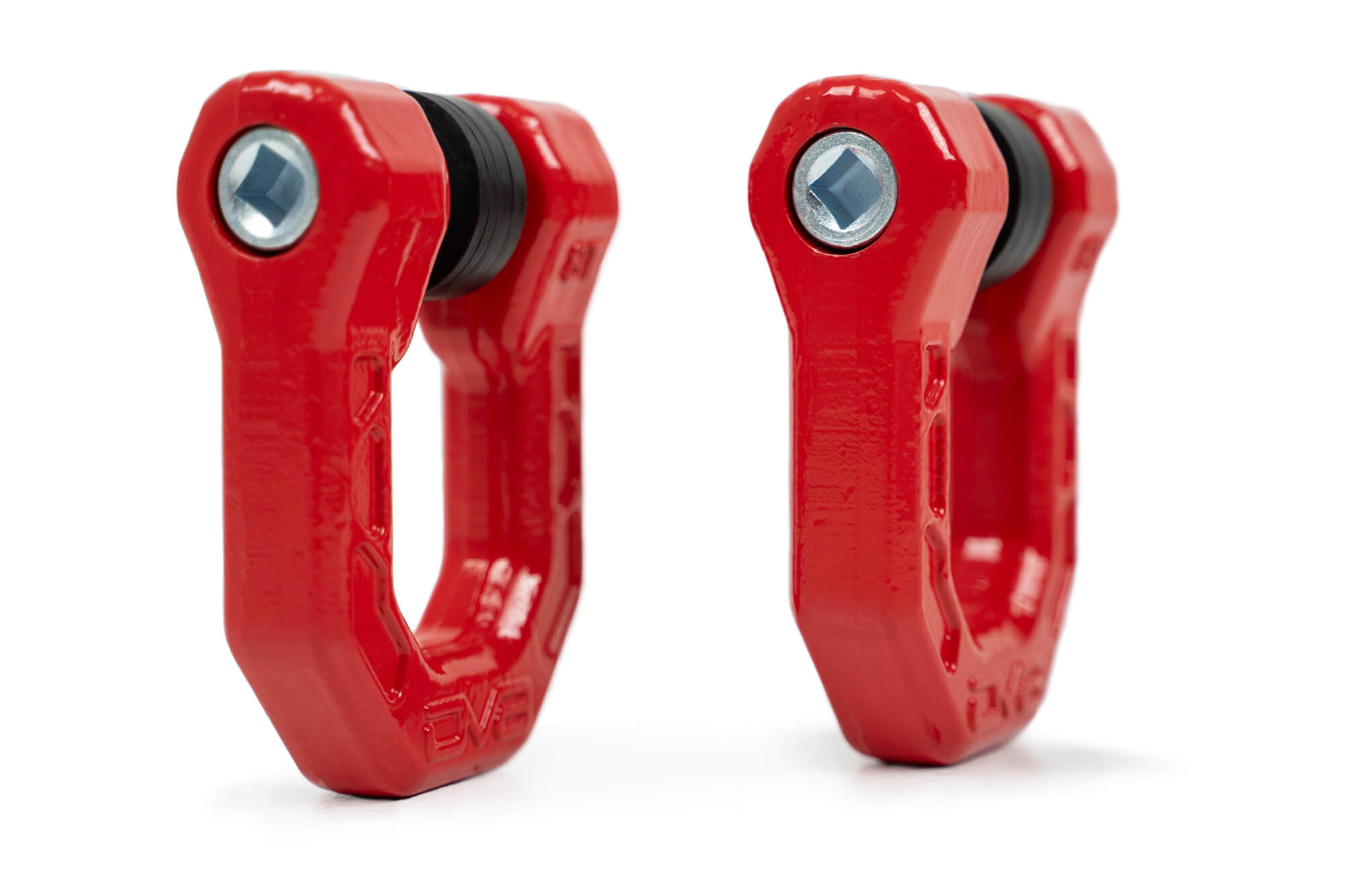Red DV8 Elite Series D-Rings (Pair)