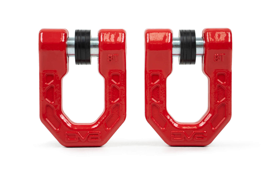 Red DV8 Elite Series D-Rings (Pair)