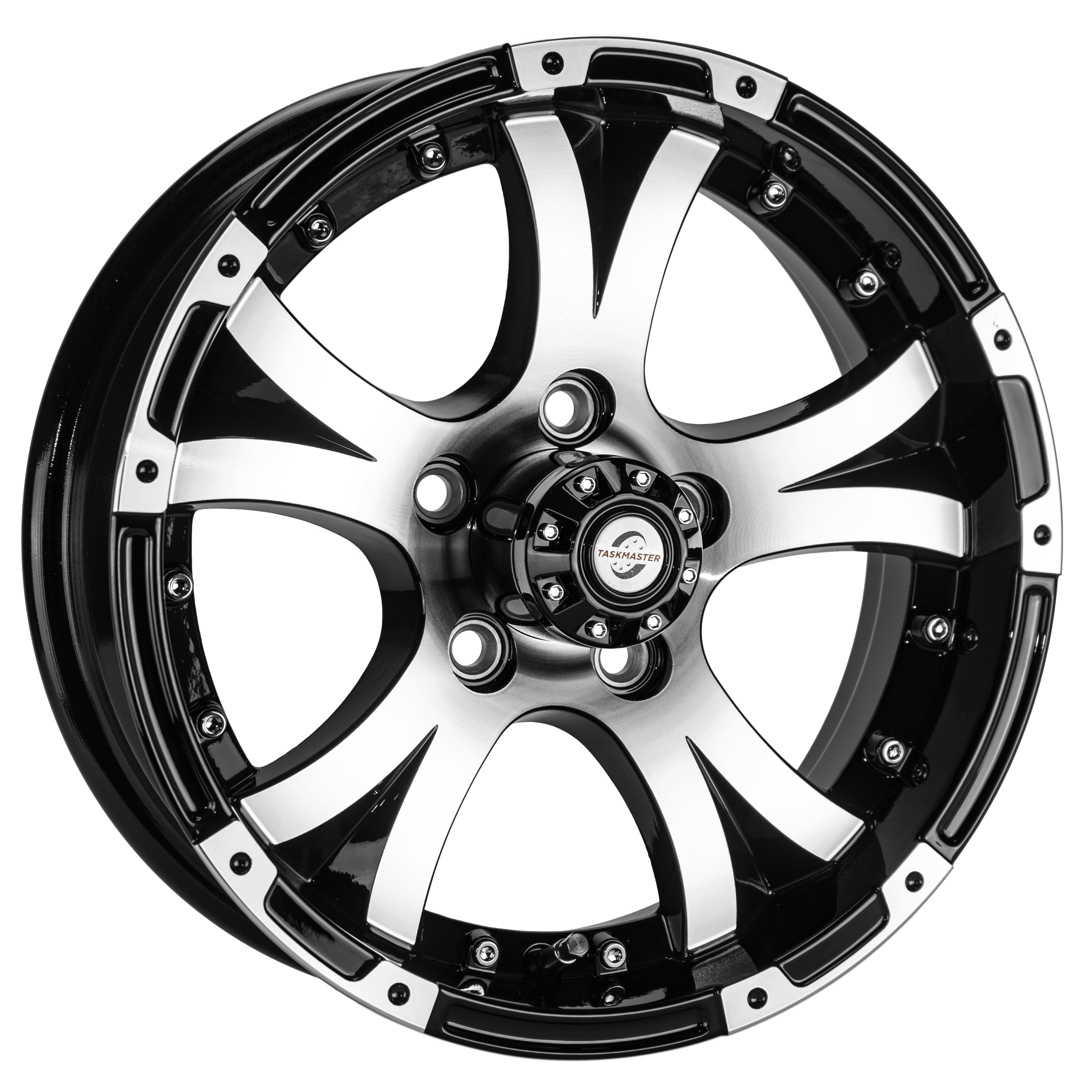 Aluminum - 15X5 5X4.5 Black Machine