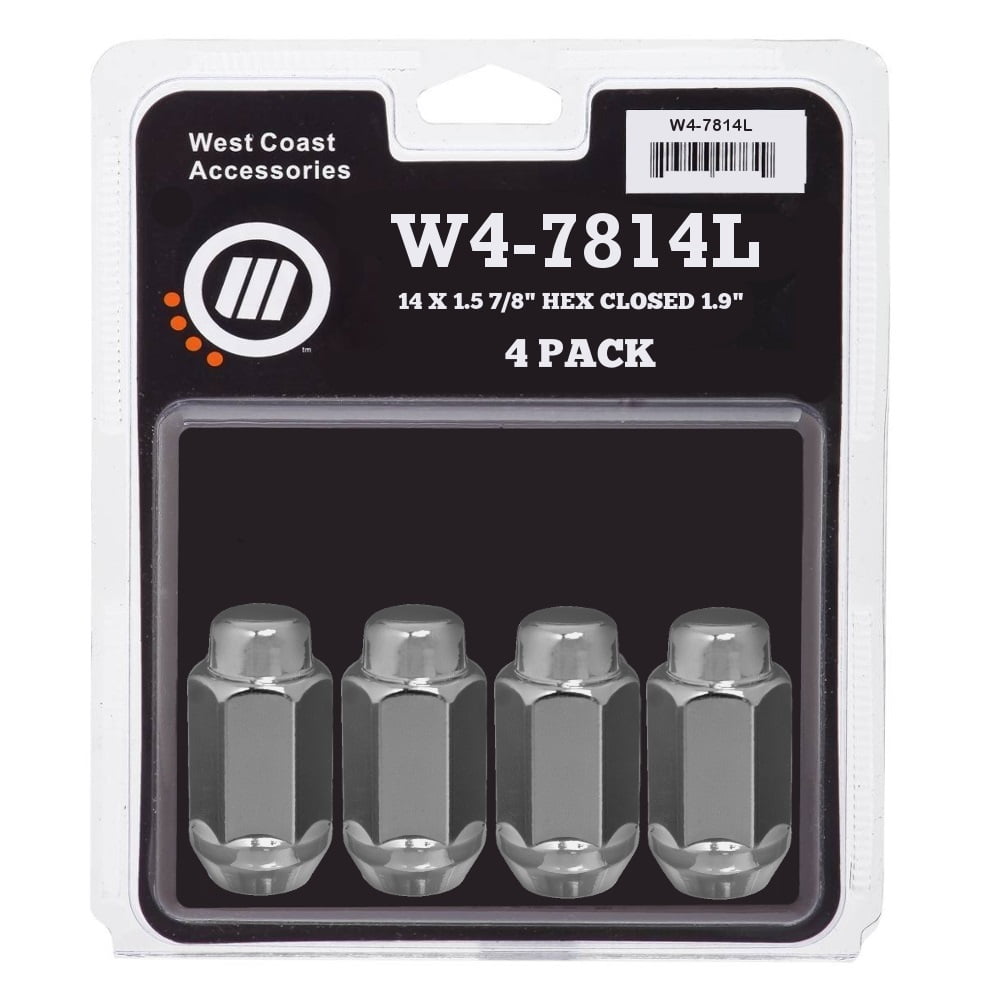 14 X 1.5 7/8 Hex Close 1.9 4 Pk