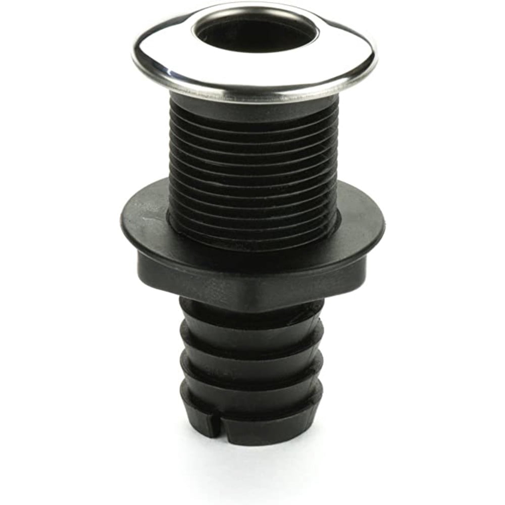 Pkgd. 316 S.S./Plastic 1-1/8" Thru-Hull w/Barb