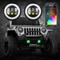 4IN Jl Black RGB LED Jeep Wrangler