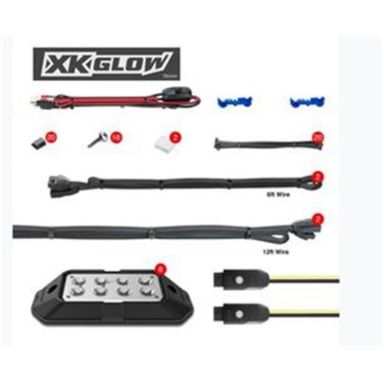 8PC RGB Rock Light