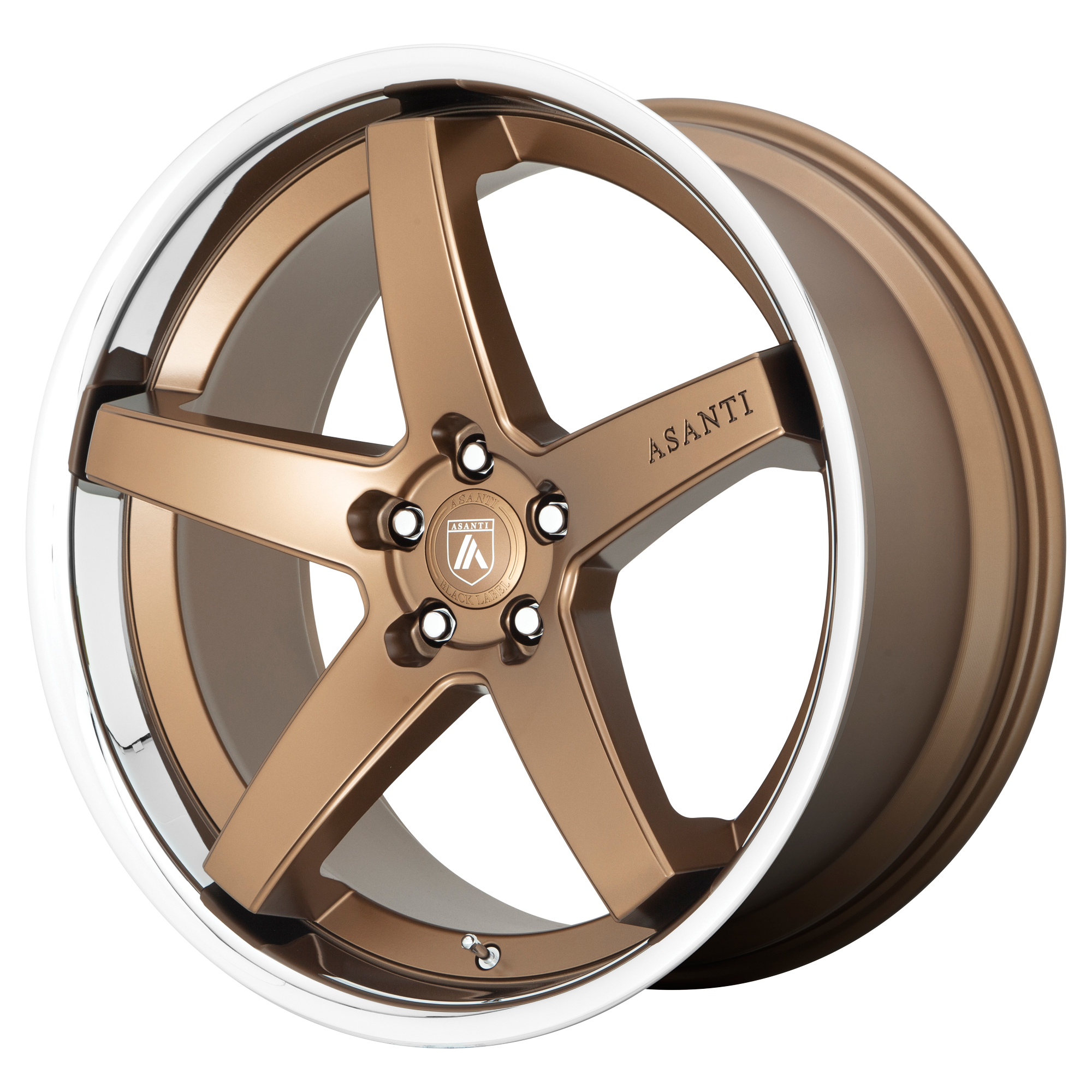 Asanti Black ABL31 22X9 5X4.5 S-BRZ CHR LP 32MM