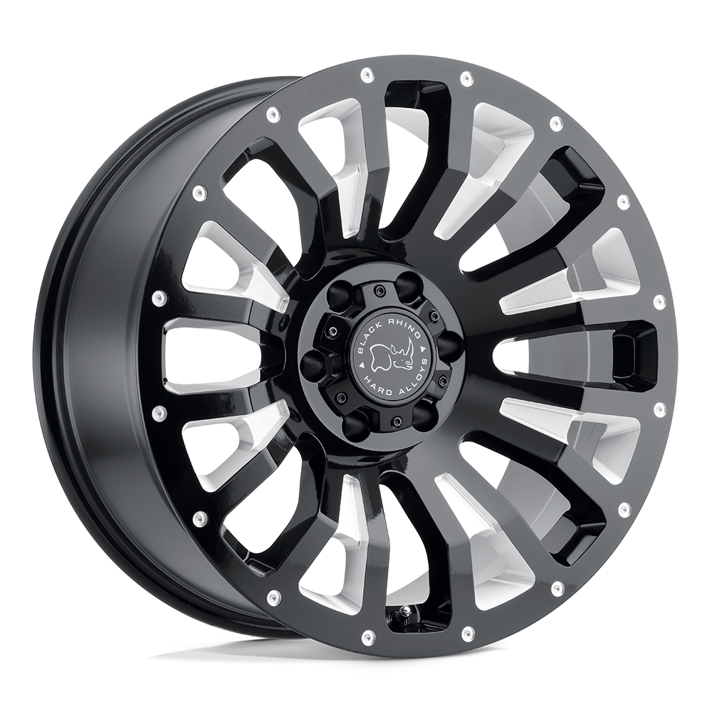 Black Rhino Hard Alloys BR PINATBO 20X12 6X139 -44 112 G-BLK MLD