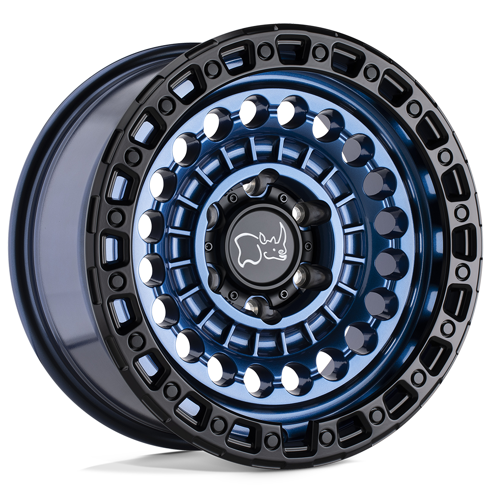 Black Rhino Hard Alloys SENTINEL 17X8.5 8X180 124 BLUE-BLK -18