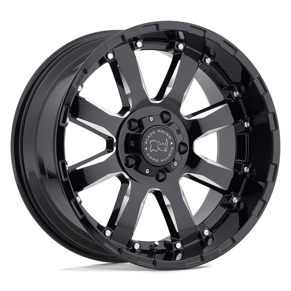 Black Rhino Hard Alloys BR SIERRA 20X10 8X165 -23 122 G-BLK MLD