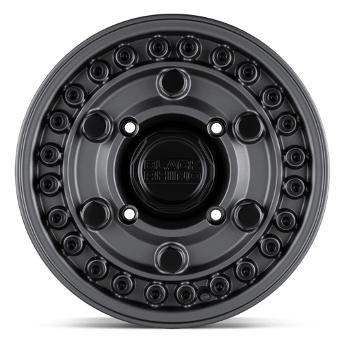 Black Rhino Hard Alloys - UTV ARMORY UTV 15X7 4X110 80 GUNBLK +51